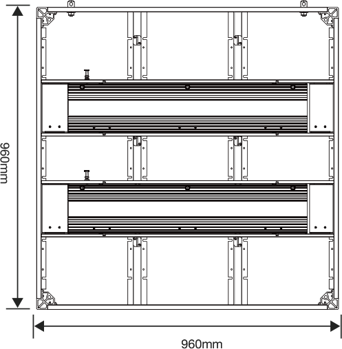 960mm x 960mm